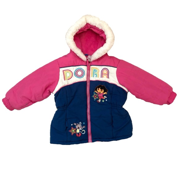 Viacom Other - Vintage Y2K 2007 Dora The Explorer Winter Jacket